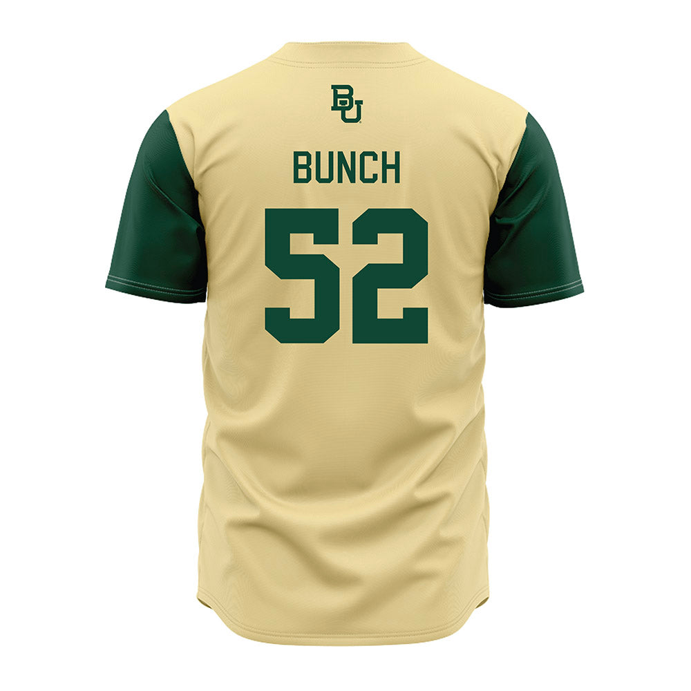 Baylor - NCAA Baseball : Caleb Bunch - Cream Jersey-1