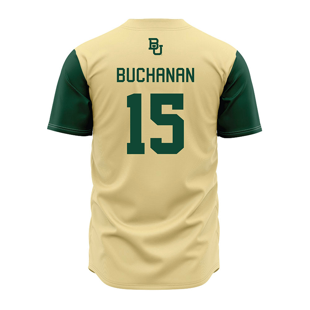 Baylor - NCAA Baseball : Brayden Buchanan - Cream Jersey-1