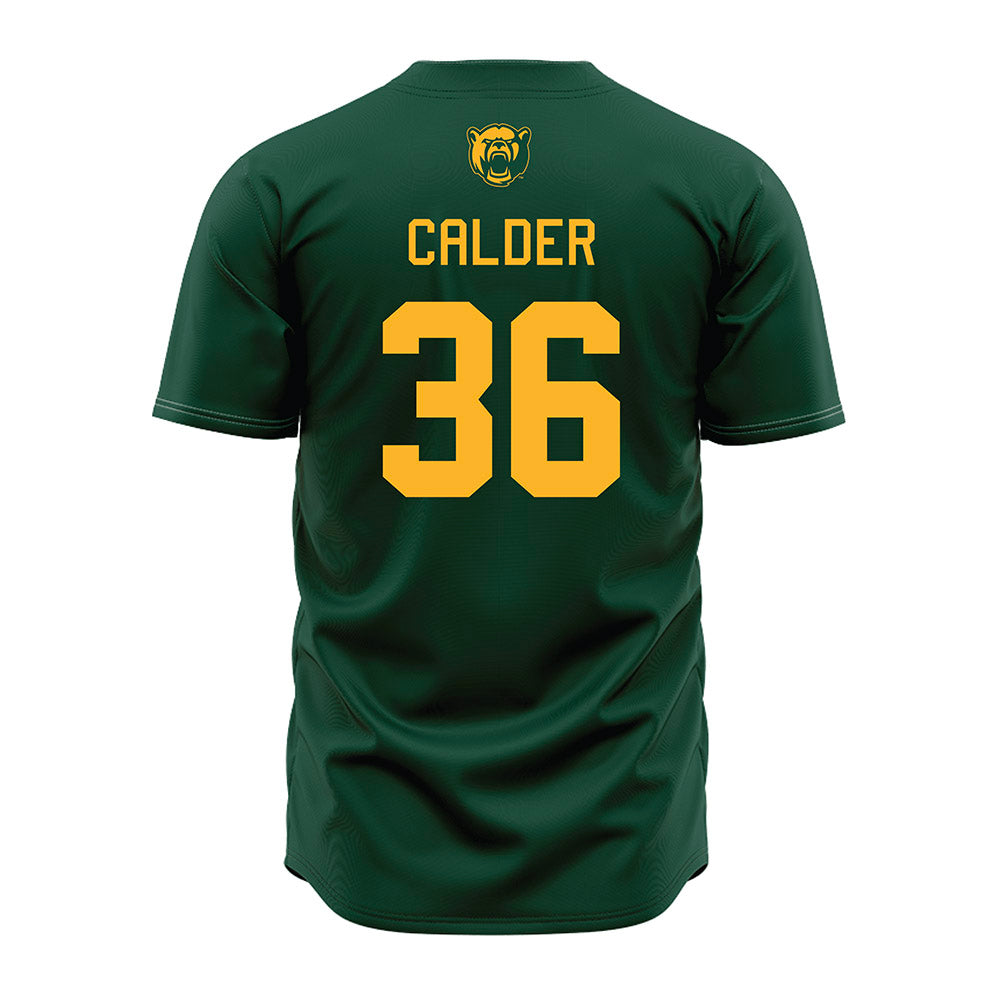 Baylor - NCAA Baseball : Ethan Calder - Green Jersey-1