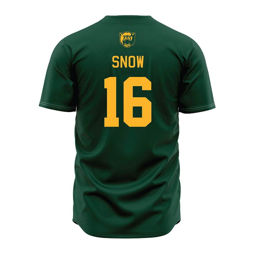 Baylor - NCAA Baseball : Hunter Snow - Green Jersey-1