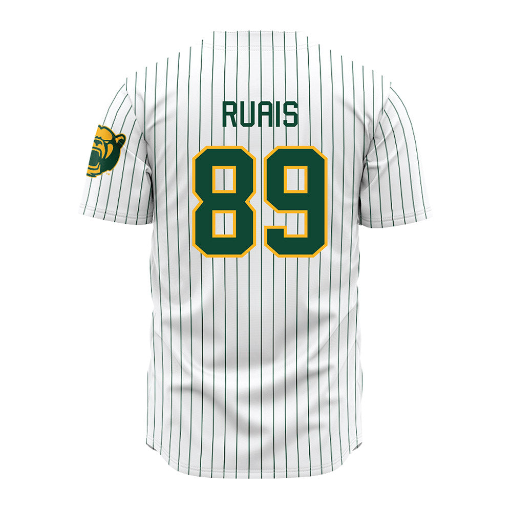 Baylor - NCAA Baseball : RJ Ruais - Pinstripe Jersey-1
