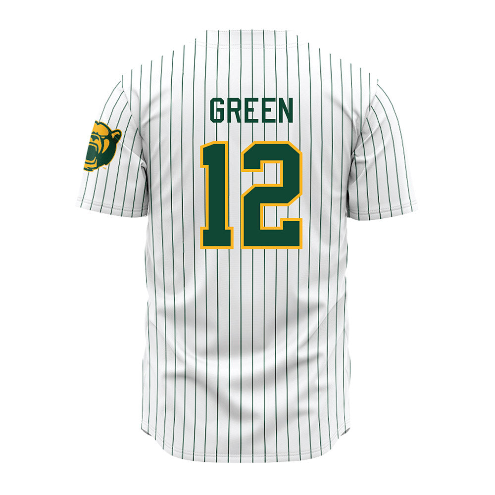 Baylor - NCAA Baseball : Mason Green - Pinstripe Jersey-1
