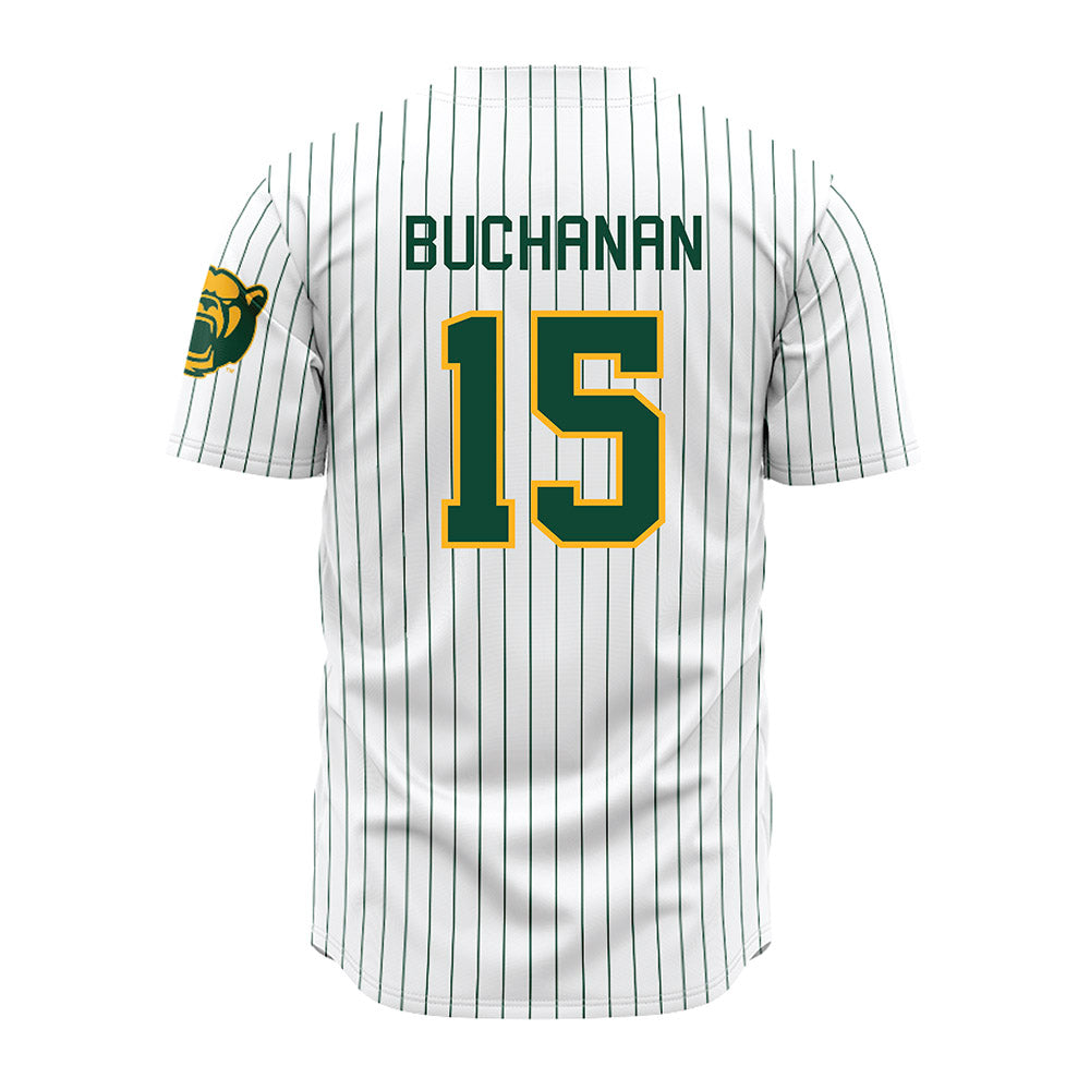 Baylor - NCAA Baseball : Brayden Buchanan - Pinstripe Jersey-1