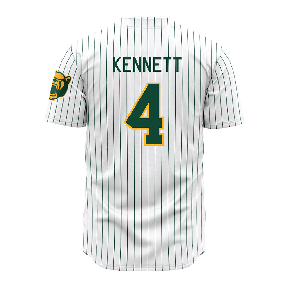 Baylor - NCAA Baseball : JJ Kennett - Pinstripe Jersey-1