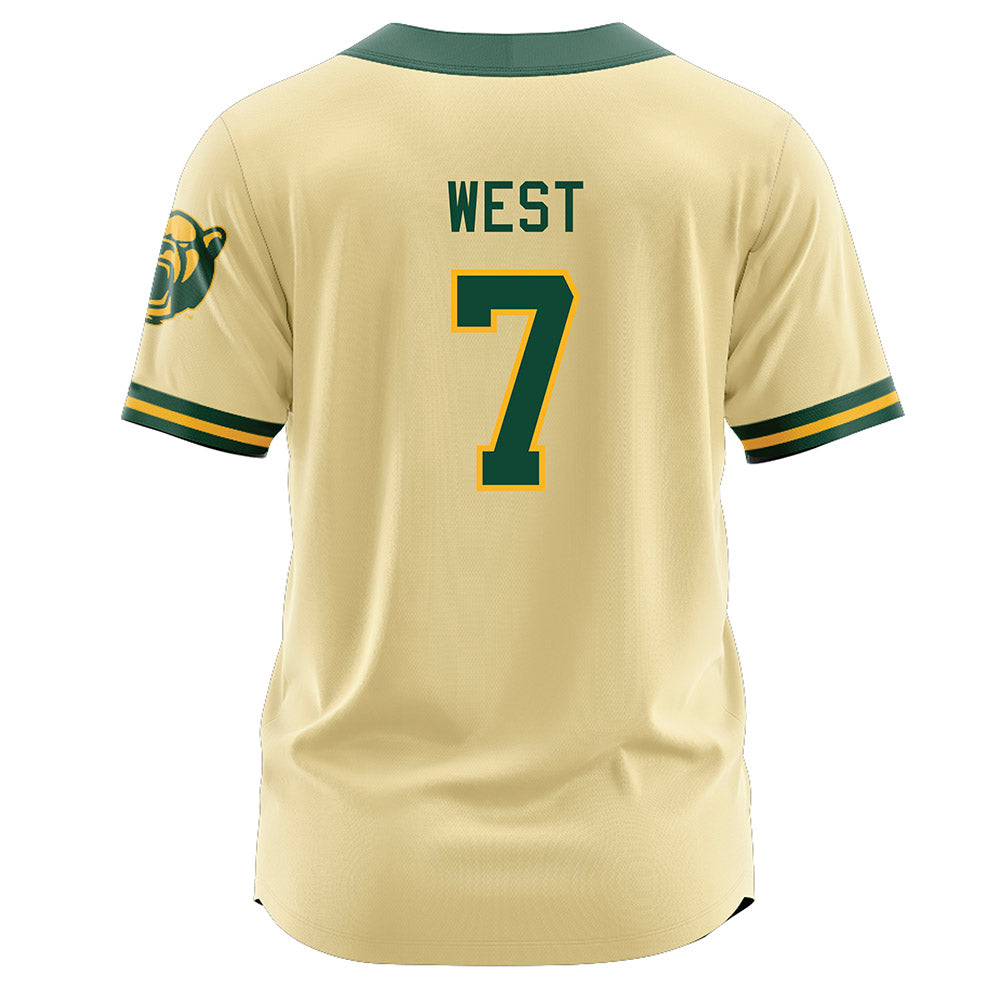 Baylor - NCAA Softball : Kaci West - Cream Jersey-1
