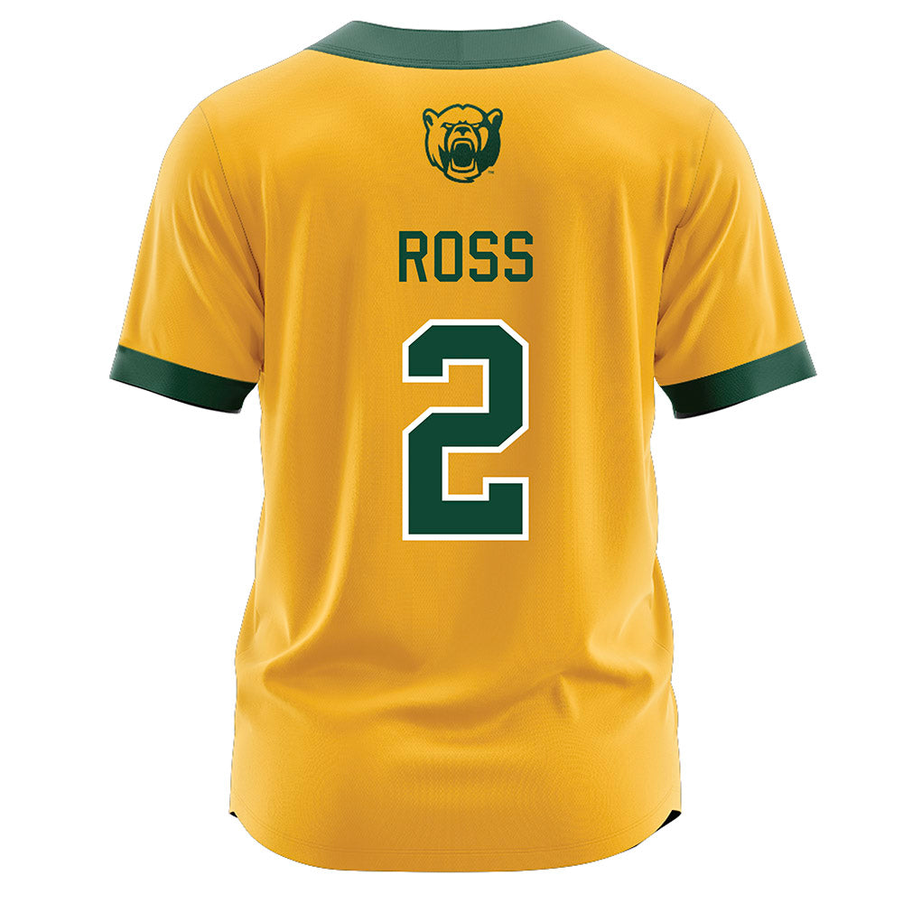 Baylor - NCAA Softball : Sadie Ross - Gold Jersey-1