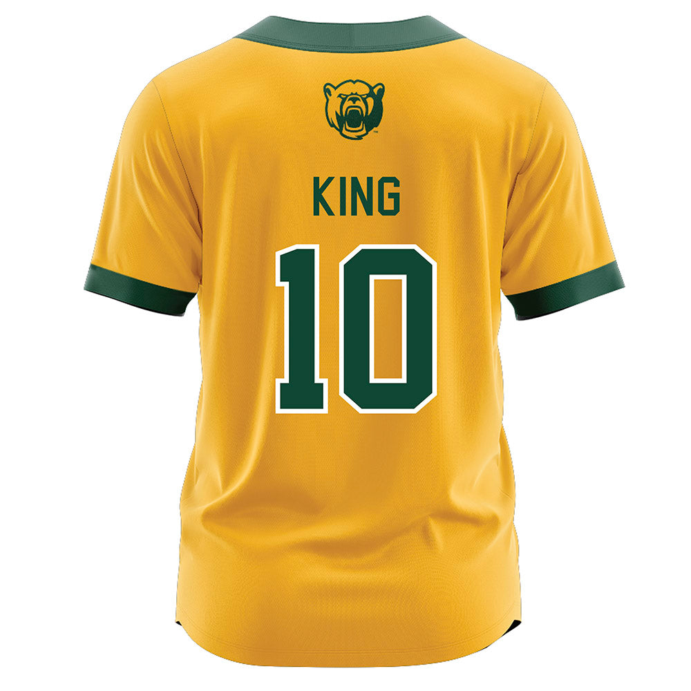 Baylor - NCAA Softball : Paige King - Gold Jersey-1