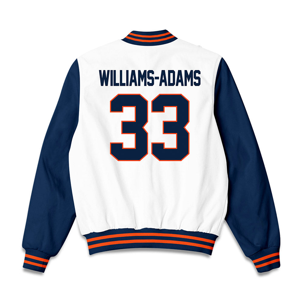 Auburn - NCAA Men's Basketball : Sebastian Williams-Adams - NCAA® March Madness® Final 4 Bomber Jacket-1