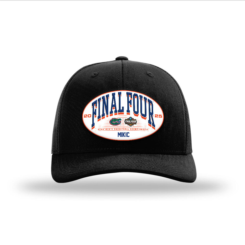 Florida - NCAA Men's Basketball : Viktor Mikic - Suede Snapback Trucker Hat-0