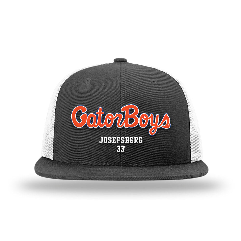 Florida - NCAA Men's Basketball : Cooper Josefsberg - Gatorboys Flatbill Trucker Hat-0