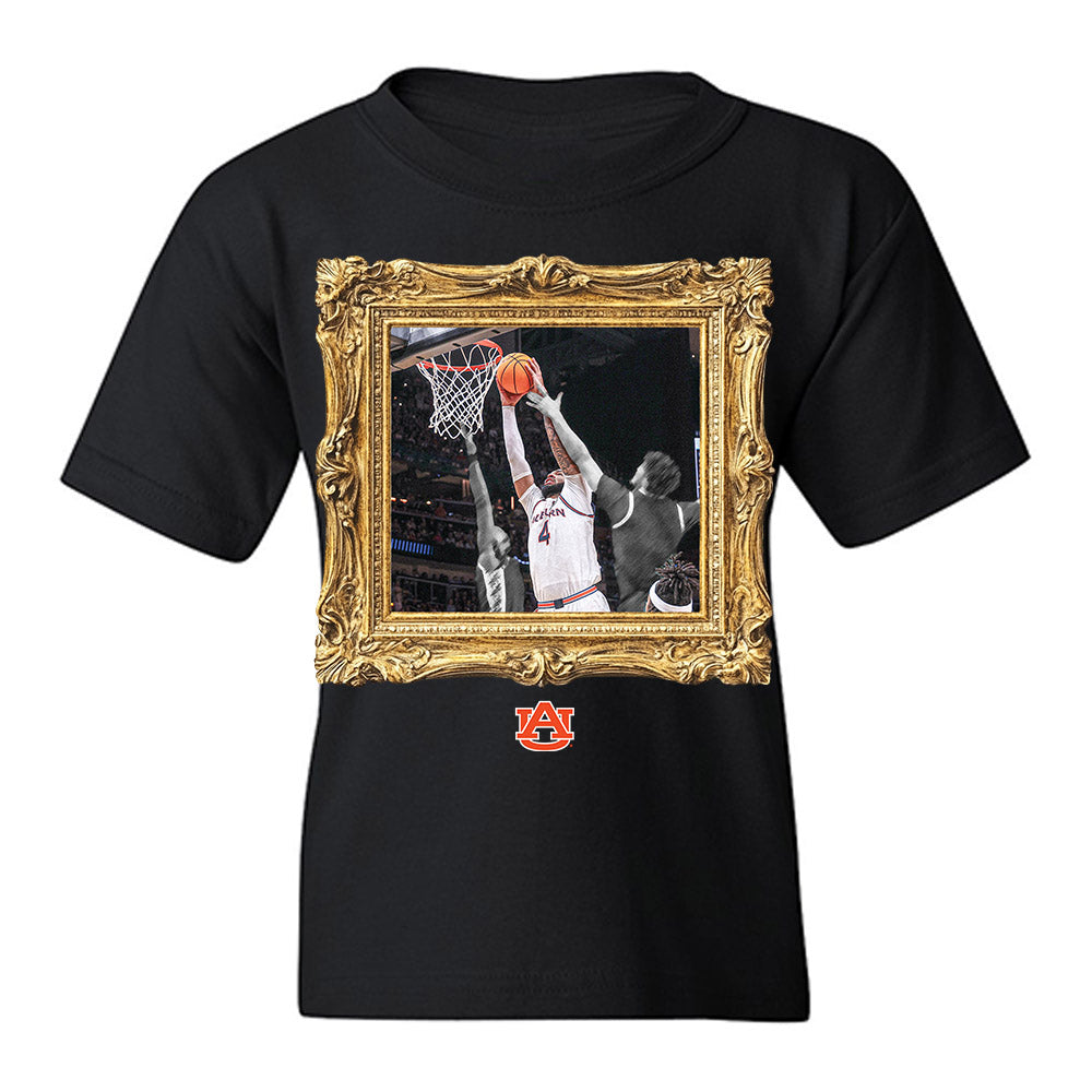Auburn - NCAA Men's Basketball : - Team Collage Youth T-Shirt-0
