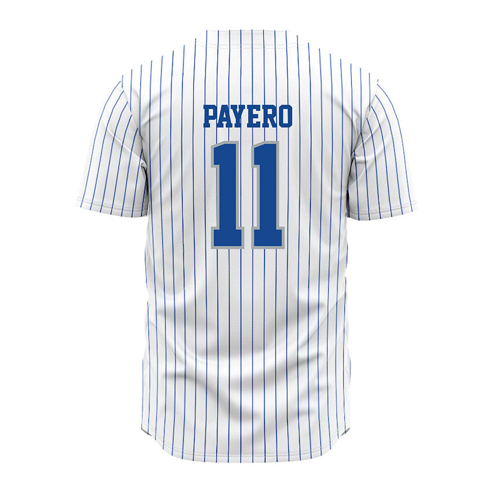 Seton Hall - NCAA Baseball : Nick Payero - White Jersey-1