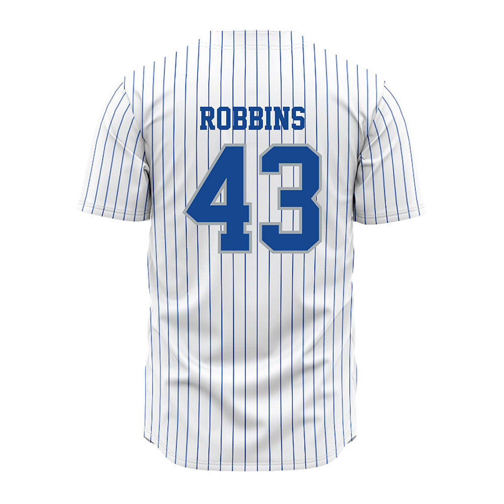 Seton Hall - NCAA Baseball : Aiden Robbins - White Jersey-1