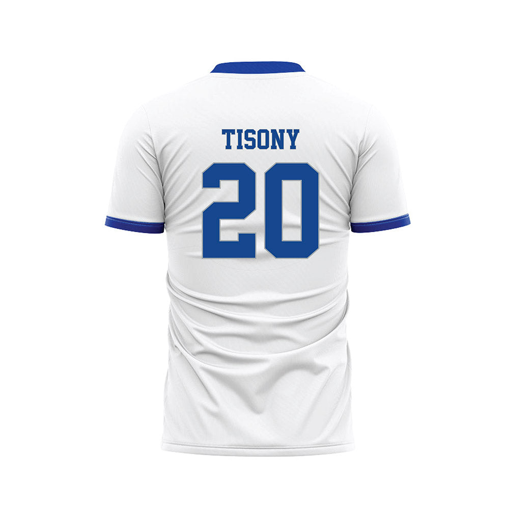 Seton Hall - NCAA Men's Soccer : Aidan Tisony - White Soccer Jersey-1