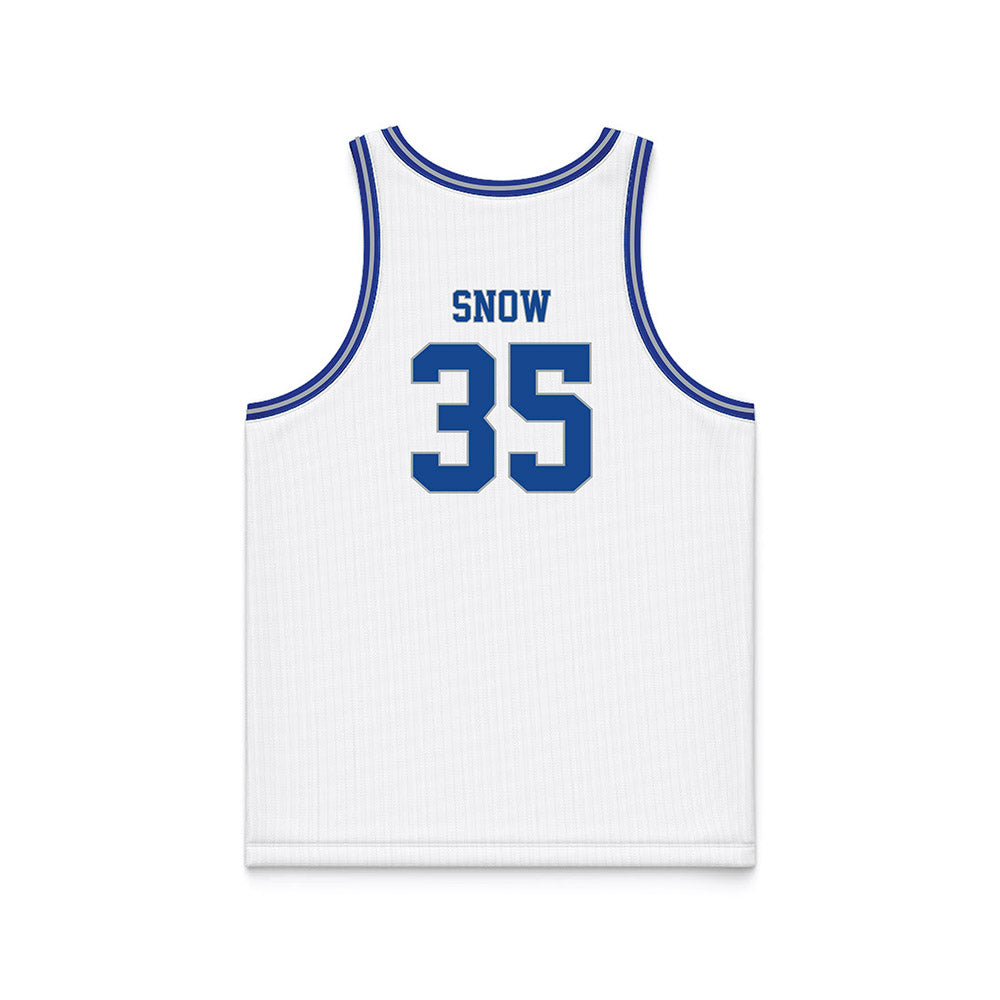 Seton Hall - NCAA Women's Basketball : Jada. Snow - White Basketball Jersey-1