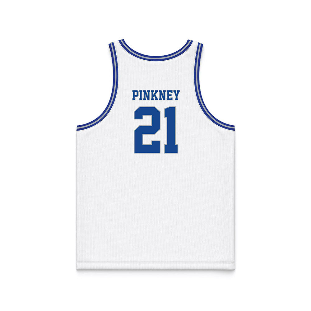 Seton Hall - NCAA Women's Basketball : Shailyn Pinkney - White Basketball Jersey-1