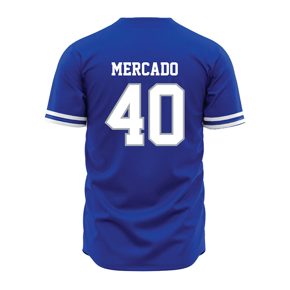 Seton Hall - NCAA Softball : Gabby Mercado - Blue Jersey-1