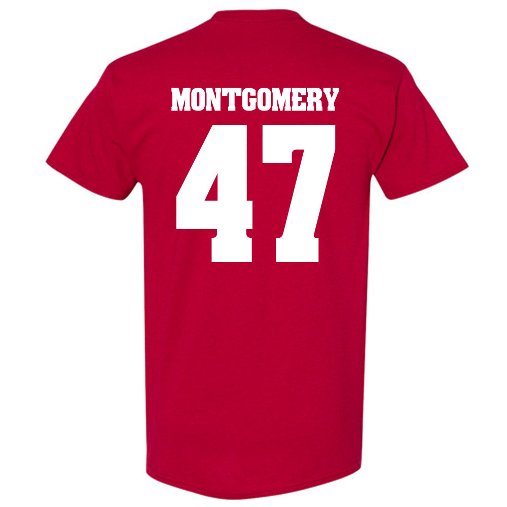 Wisconsin - NCAA Men's Ice Hockey : Blake Montgomery - Classic Shersey T-Shirt-1