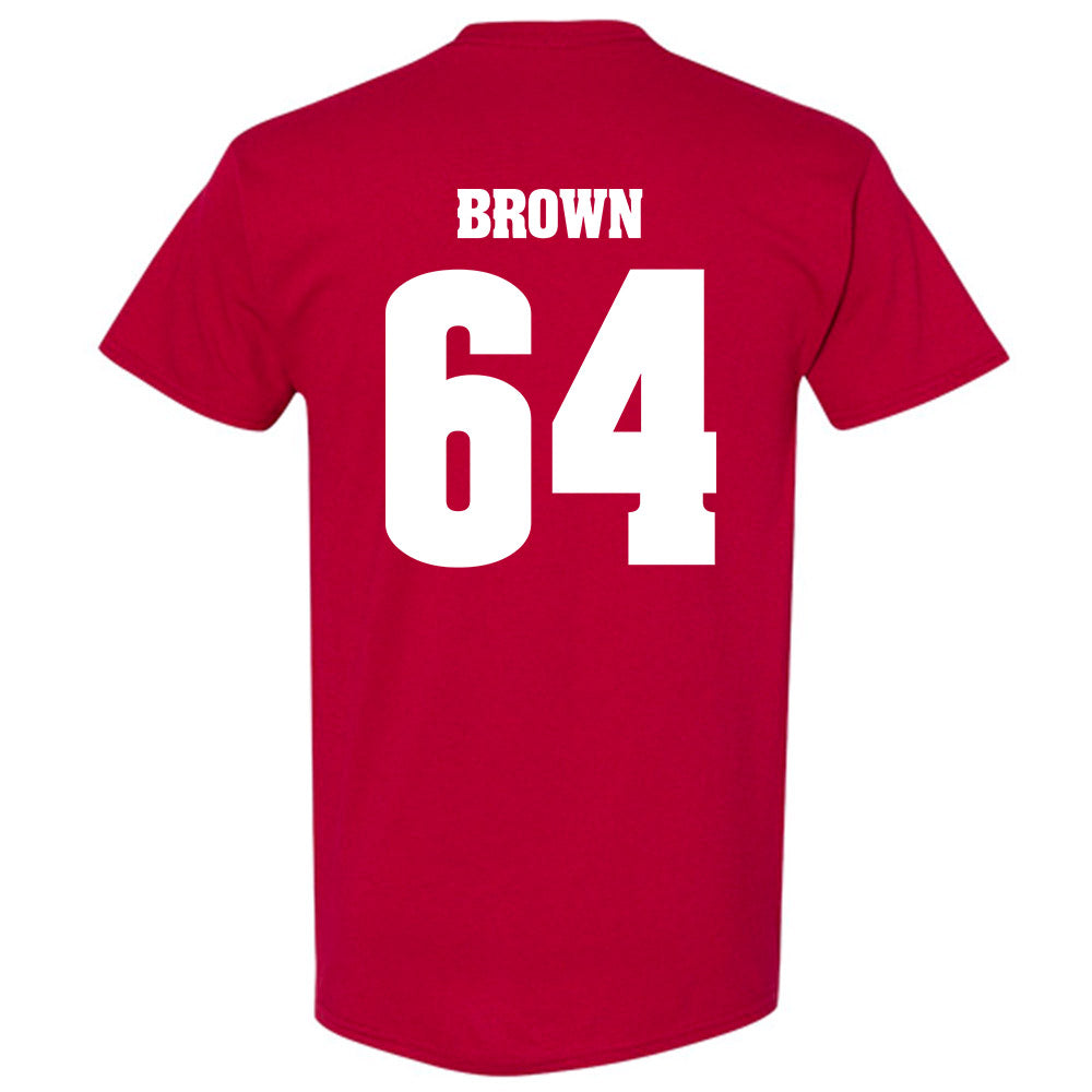 Wisconsin - NCAA Football : Evan Brown - Classic Shersey T-Shirt-1