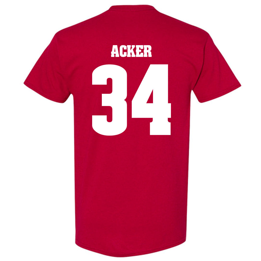 Wisconsin - NCAA Football : Jackson Acker - Classic Shersey T-Shirt-1