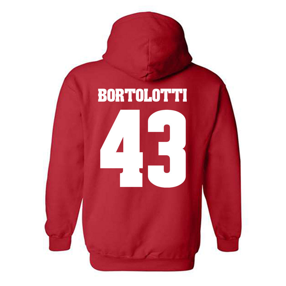 Wisconsin - NCAA Football : Grover Bortolotti - Classic Shersey Hooded Sweatshirt-1