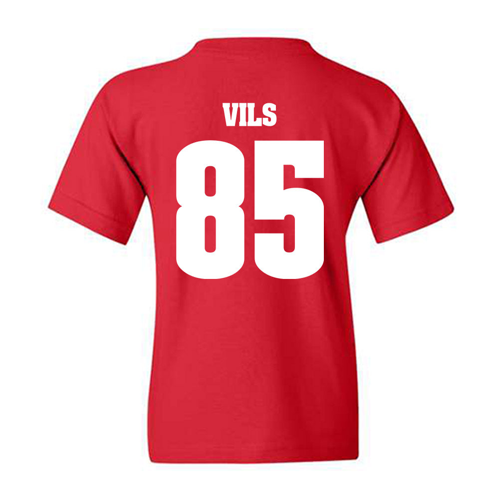 Wisconsin - NCAA Football : Nolan Vils - Classic Shersey Youth T-Shirt-1