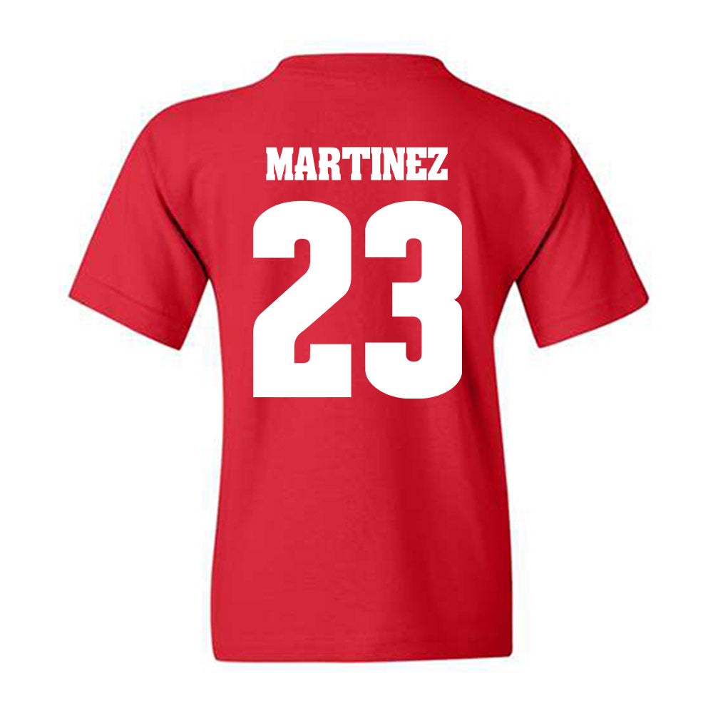 Wisconsin - NCAA Women's Soccer : Ashley Martinez - Classic Shersey Youth T-Shirt-1