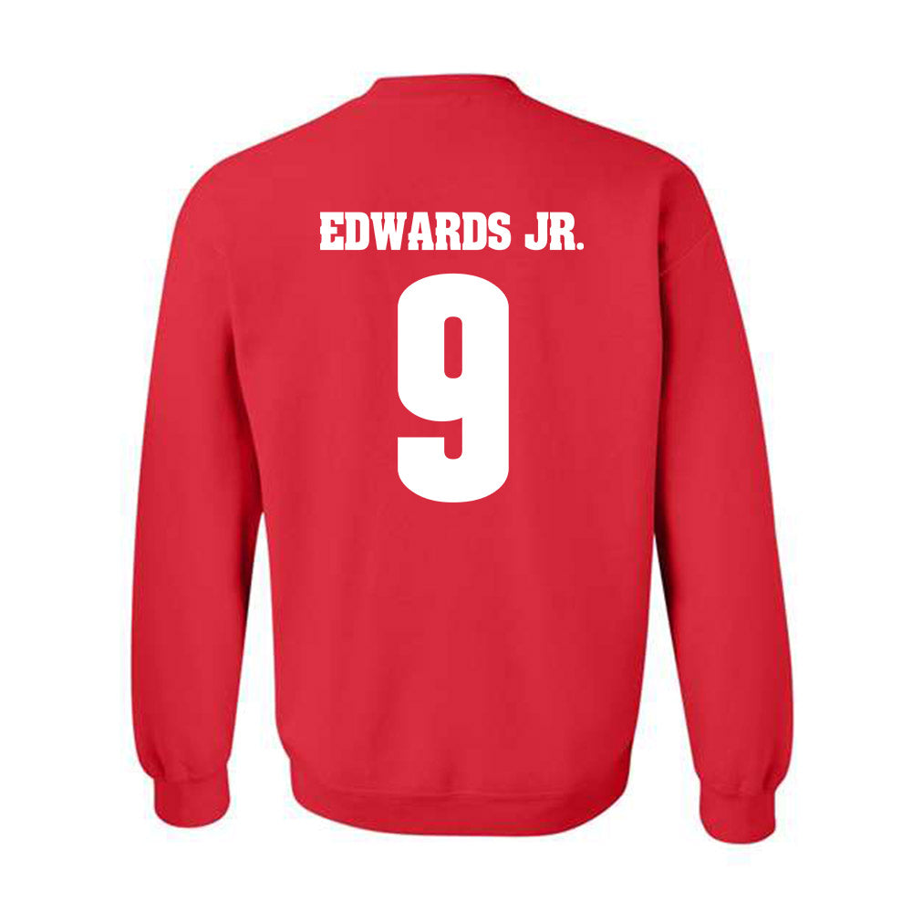 Wisconsin - NCAA Football : Billy Edwards Jr. - Classic Shersey Crewneck Sweatshirt-1