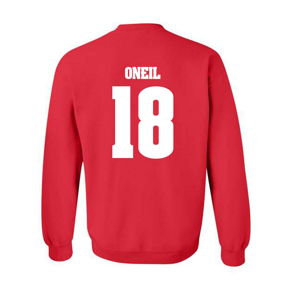 Wisconsin - NCAA Football : Danny ONeil - Classic Shersey Crewneck Sweatshirt-1