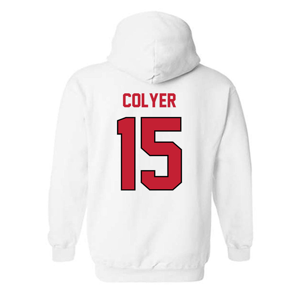 Wisconsin - NCAA Women's Volleyball : Mimi Colyer - Classic Shersey Hooded Sweatshirt-1