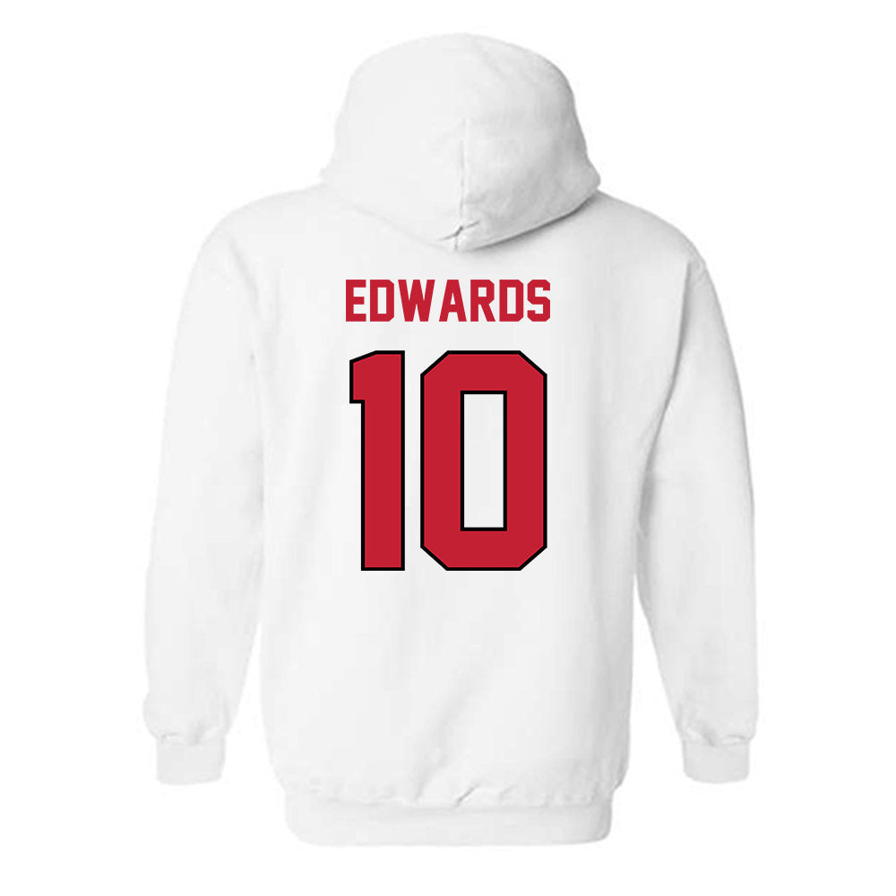 Wisconsin - NCAA Women's Ice Hockey : Laila Edwards - Classic Shersey Hooded Sweatshirt-1