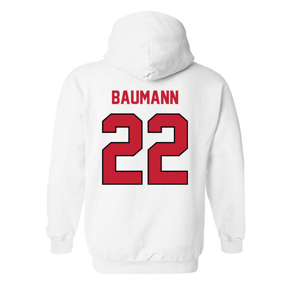 Wisconsin - NCAA Women's Soccer : Jenna Baumann - Classic Shersey Hooded Sweatshirt-1