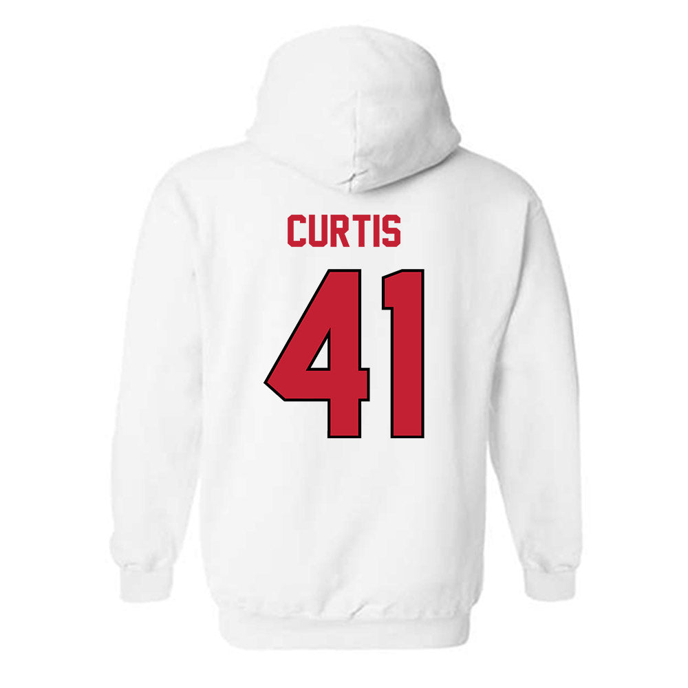 Wisconsin - NCAA Football : Tackett Curtis - Classic Shersey Hooded Sweatshirt-1