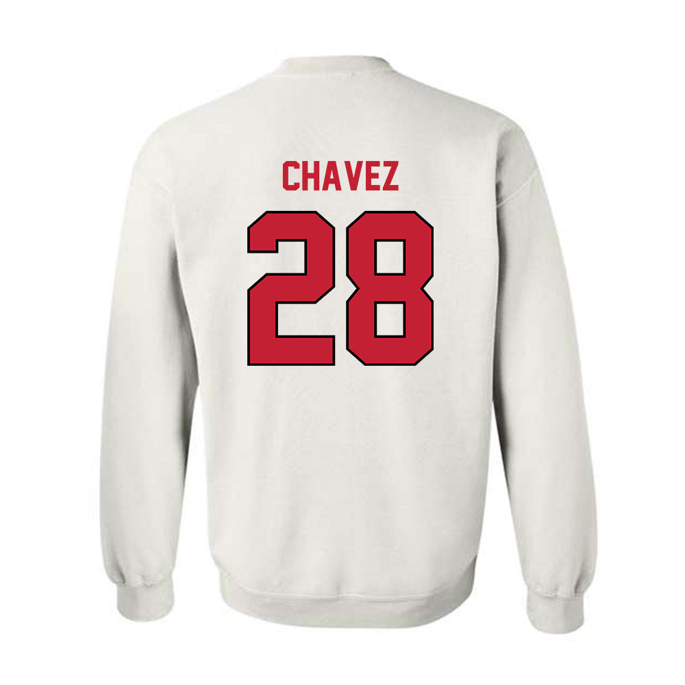Wisconsin - NCAA Men's Soccer : Andrew Chavez - Classic Shersey Crewneck Sweatshirt-1