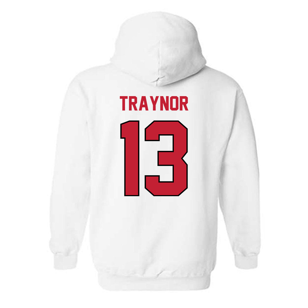 Wisconsin - NCAA Football : Matthew Traynor - Classic Shersey Hooded Sweatshirt-1