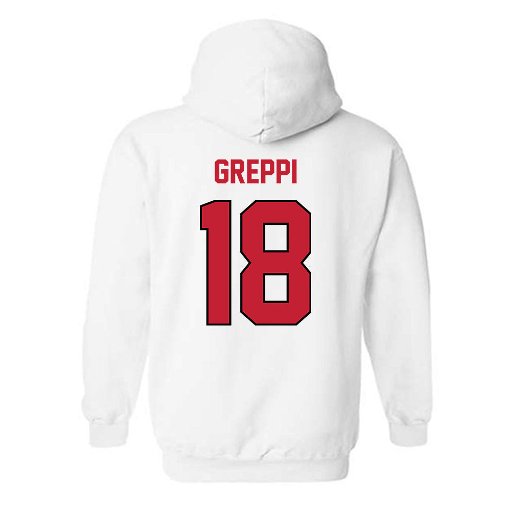 Wisconsin - NCAA Men's Basketball : Riccardo Greppi - Classic Shersey Hooded Sweatshirt-1