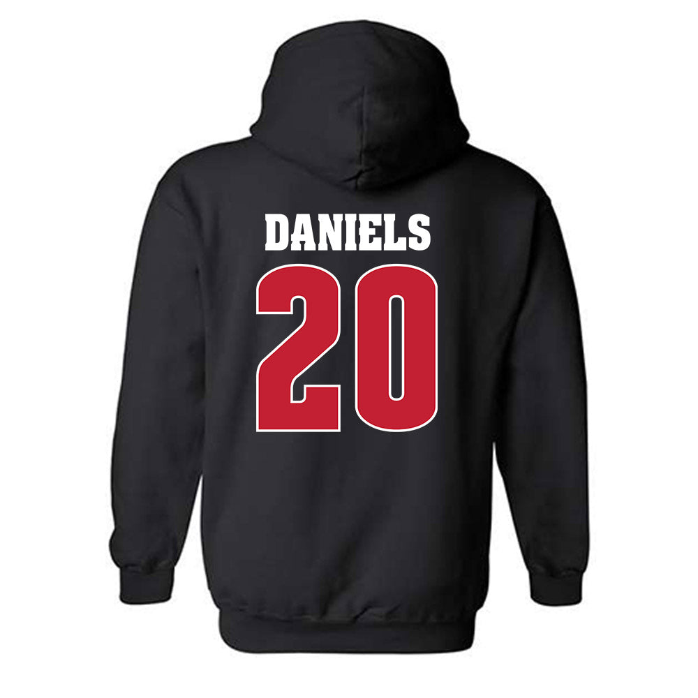 Wisconsin - NCAA Women's Basketball : Kyrah Daniels - Classic Shersey Hooded Sweatshirt-1