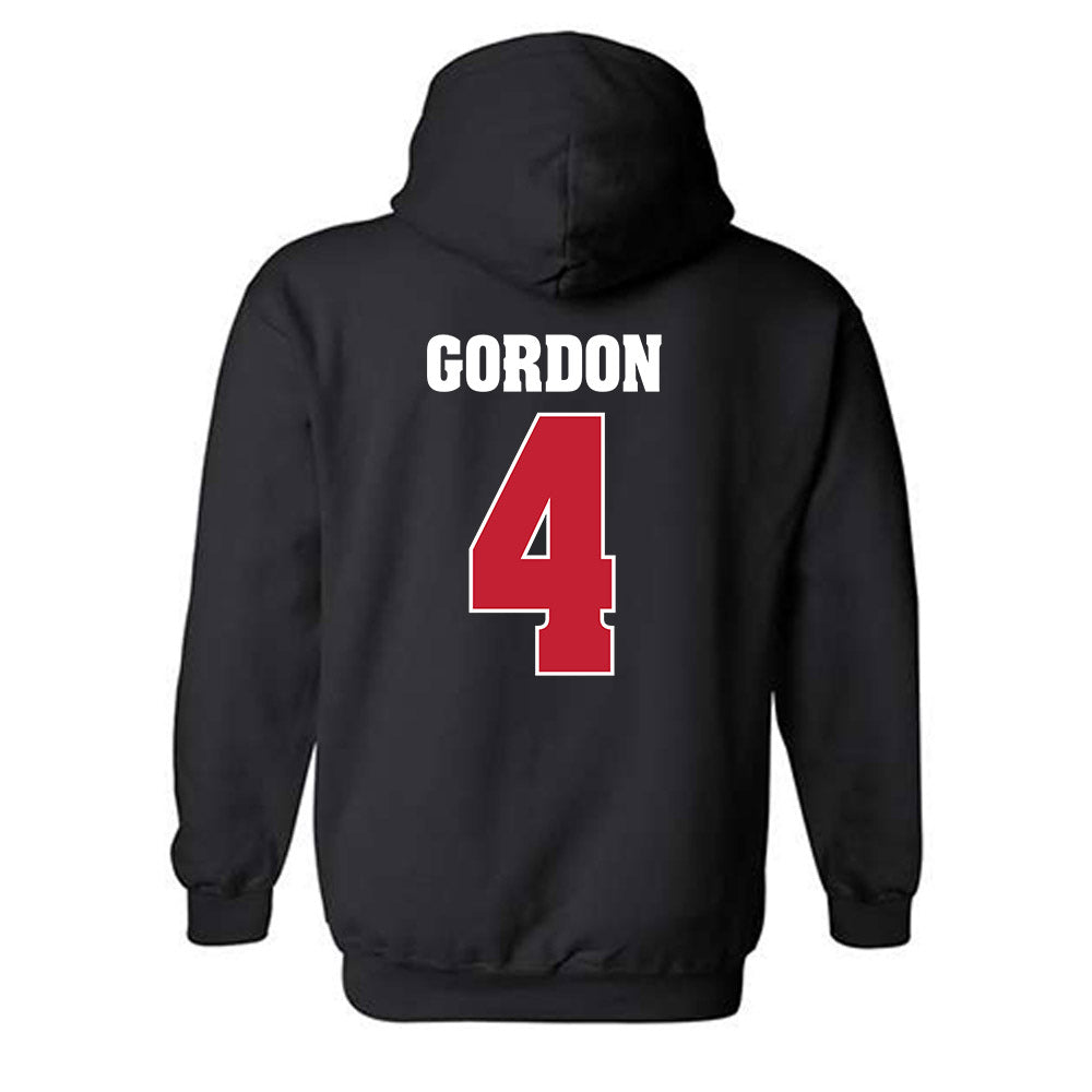 Wisconsin - NCAA Women's Soccer : Taylor Gordon - Classic Shersey Hooded Sweatshirt-1