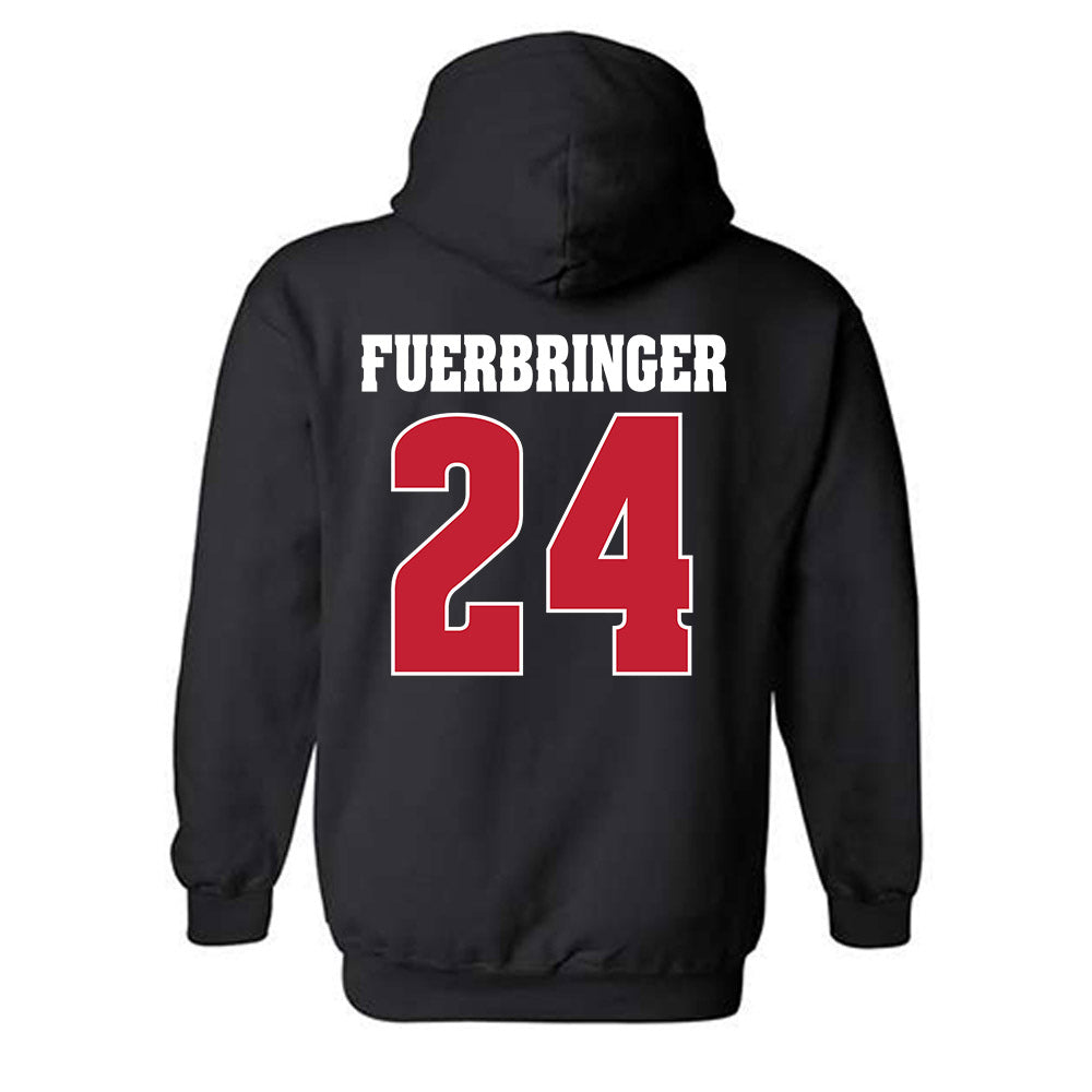 Wisconsin - NCAA Women's Volleyball : Charlie Fuerbringer - Classic Shersey Hooded Sweatshirt-1