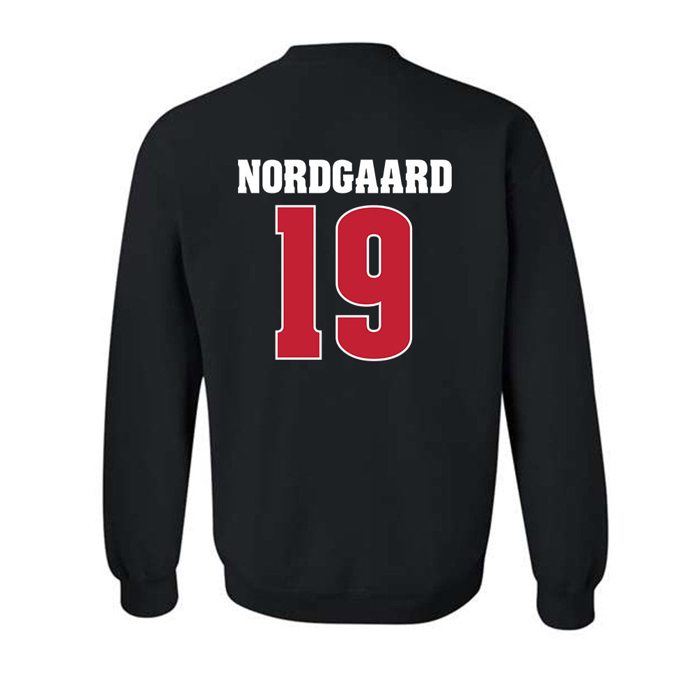 Wisconsin - NCAA Football : Langdon Nordgaard - Classic Shersey Crewneck Sweatshirt-1