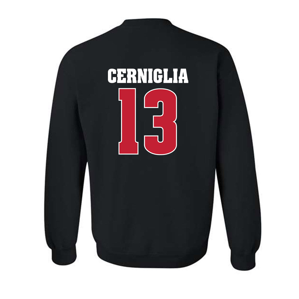 Wisconsin - NCAA Women's Volleyball : Jada Cerniglia - Classic Shersey Crewneck Sweatshirt-1