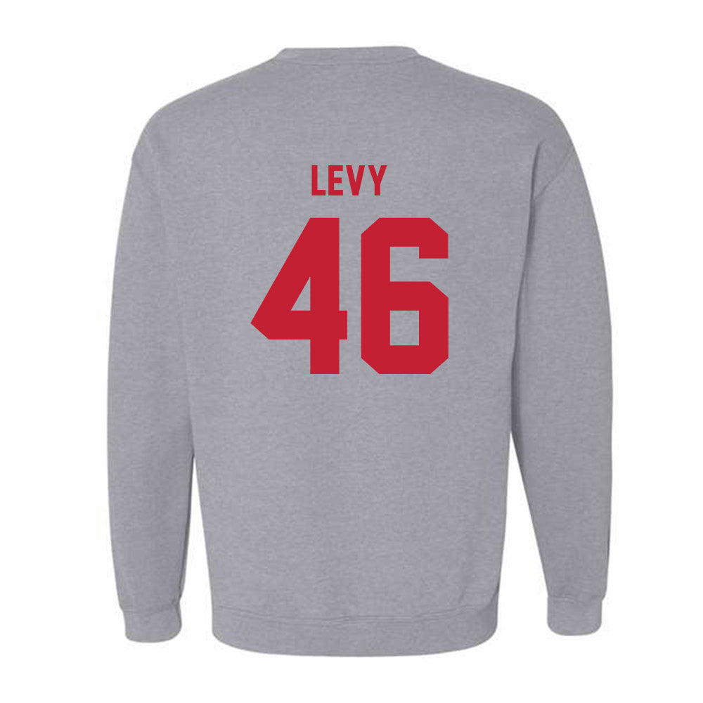 Wisconsin - NCAA Football : Nick Levy - Classic Shersey Crewneck Sweatshirt-1