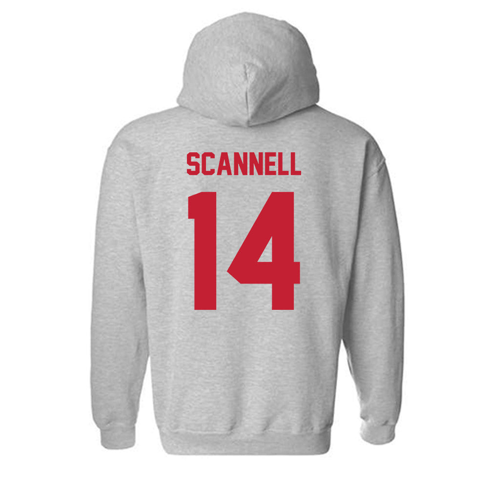 Wisconsin - NCAA Women's Ice Hockey : Maggie Scannell - Classic Shersey Hooded Sweatshirt-1