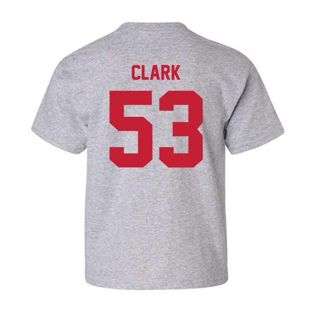 Wisconsin - NCAA Football : Cam Clark - Classic Shersey Youth T-Shirt-1