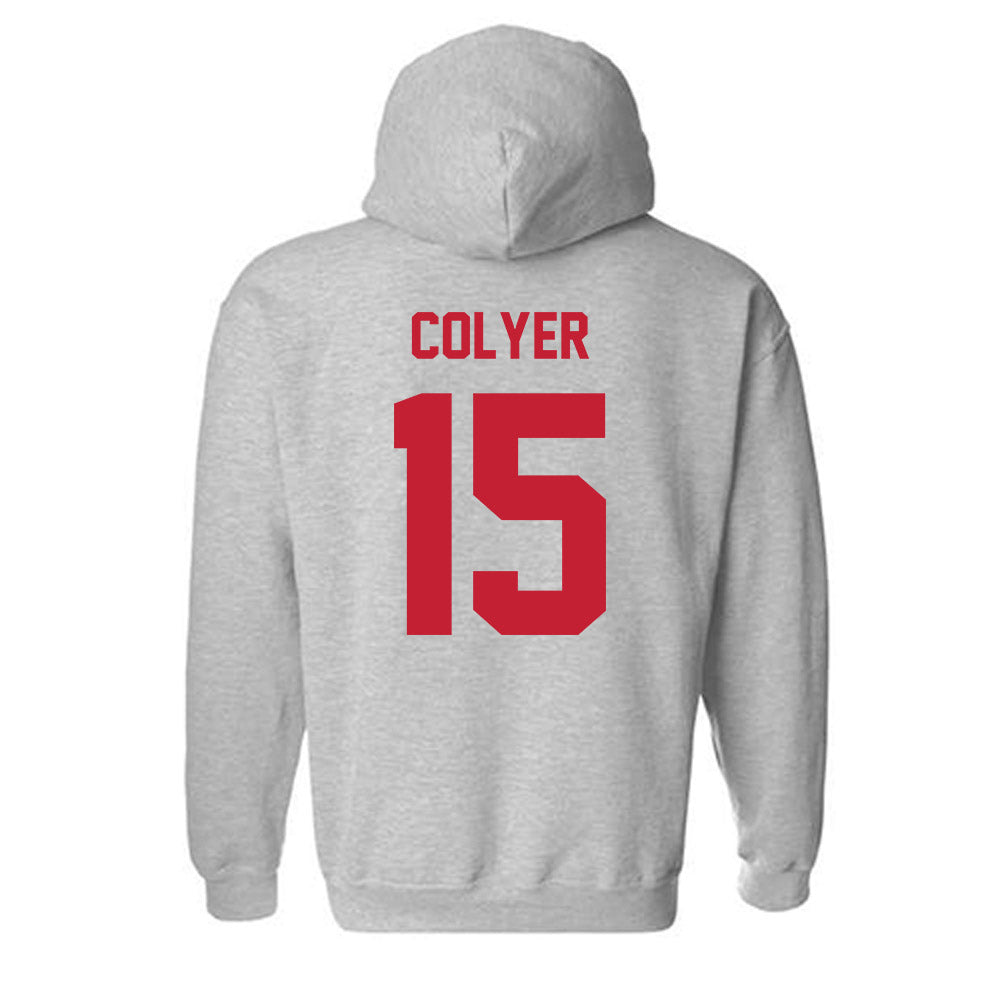 Wisconsin - NCAA Women's Volleyball : Mimi Colyer - Classic Shersey Hooded Sweatshirt-1