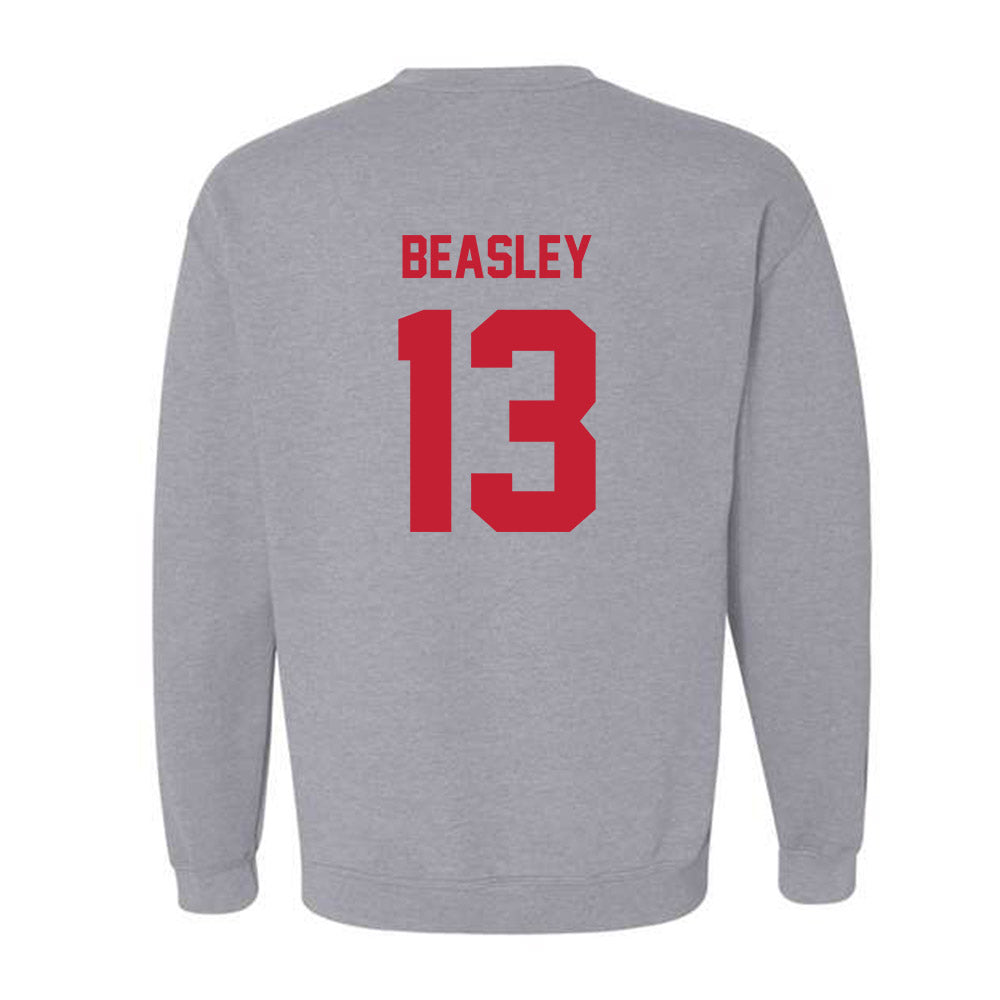 Wisconsin - NCAA Women's Soccer : Sascha Beasley - Classic Shersey Crewneck Sweatshirt-1