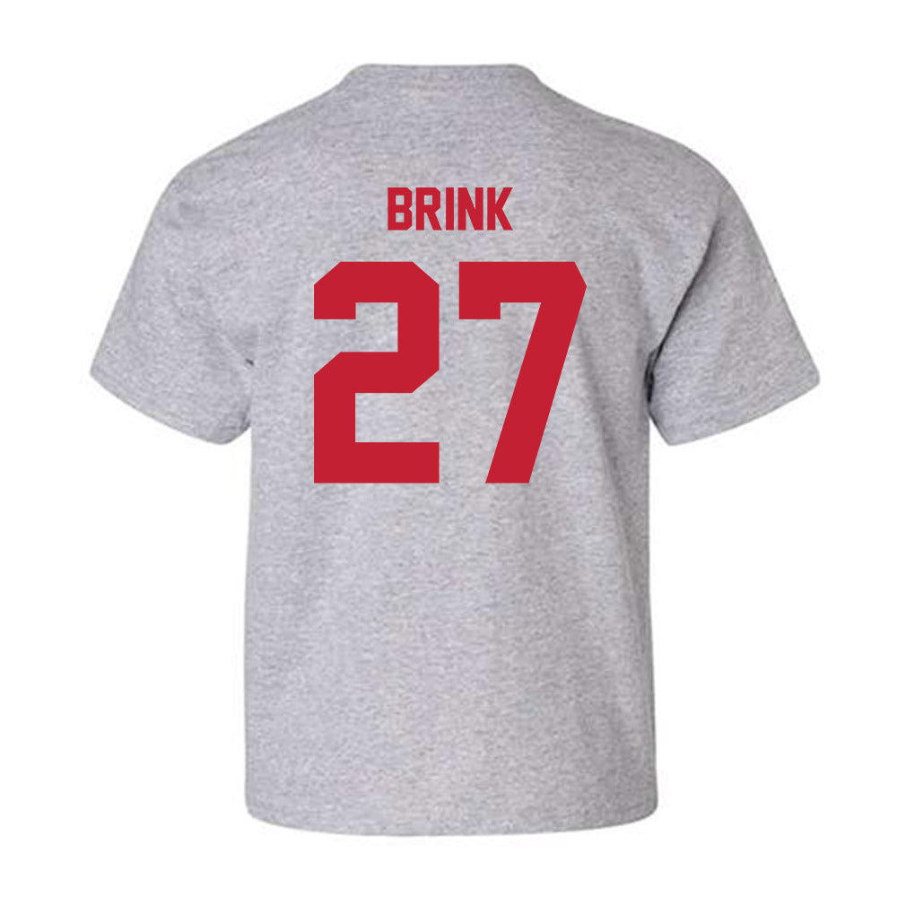 Wisconsin - NCAA Men's Ice Hockey : Finn Brink - Classic Shersey Youth T-Shirt-1