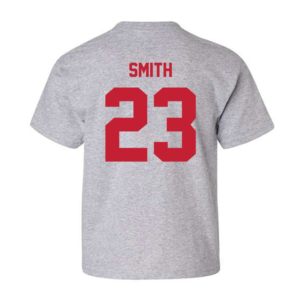 Wisconsin - NCAA Men's Soccer : Will Smith - Classic Shersey Youth T-Shirt-1
