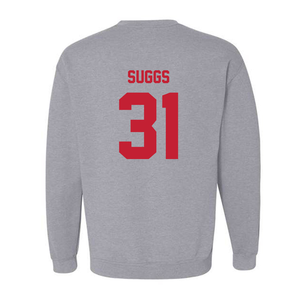 Wisconsin - NCAA Football : Jay'viar Suggs - Classic Shersey Crewneck Sweatshirt-1