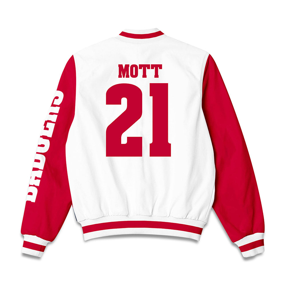 Wisconsin - NCAA Men's Soccer : Matias Mott - Bomber Jacket-1